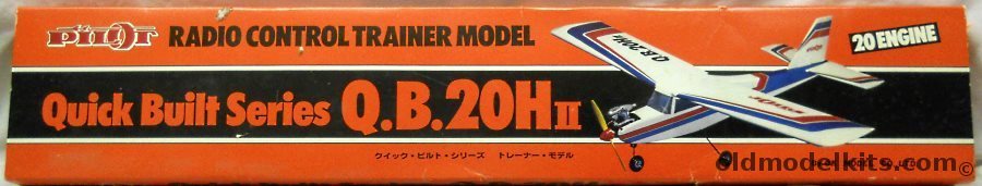 OK Model Company Pilot QB 20HII Quick Build Series R/C Trainer (Q.B.20HII) - 52 Inch Wingspan plastic model kit